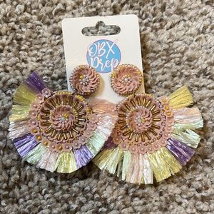 Pastel colored earrings